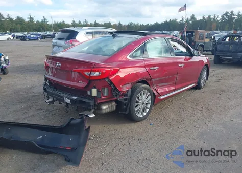 2015 Hyundai Sonata Limited z USA, uszkodzony, nr VIN 5NPE34AF0FH087627